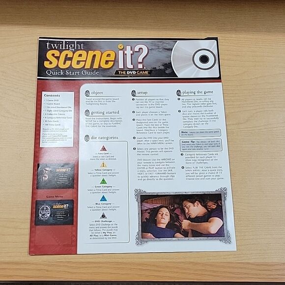 Twilight Scene It? DVD Board Game Mattel  2009 - Picture 9 of 12